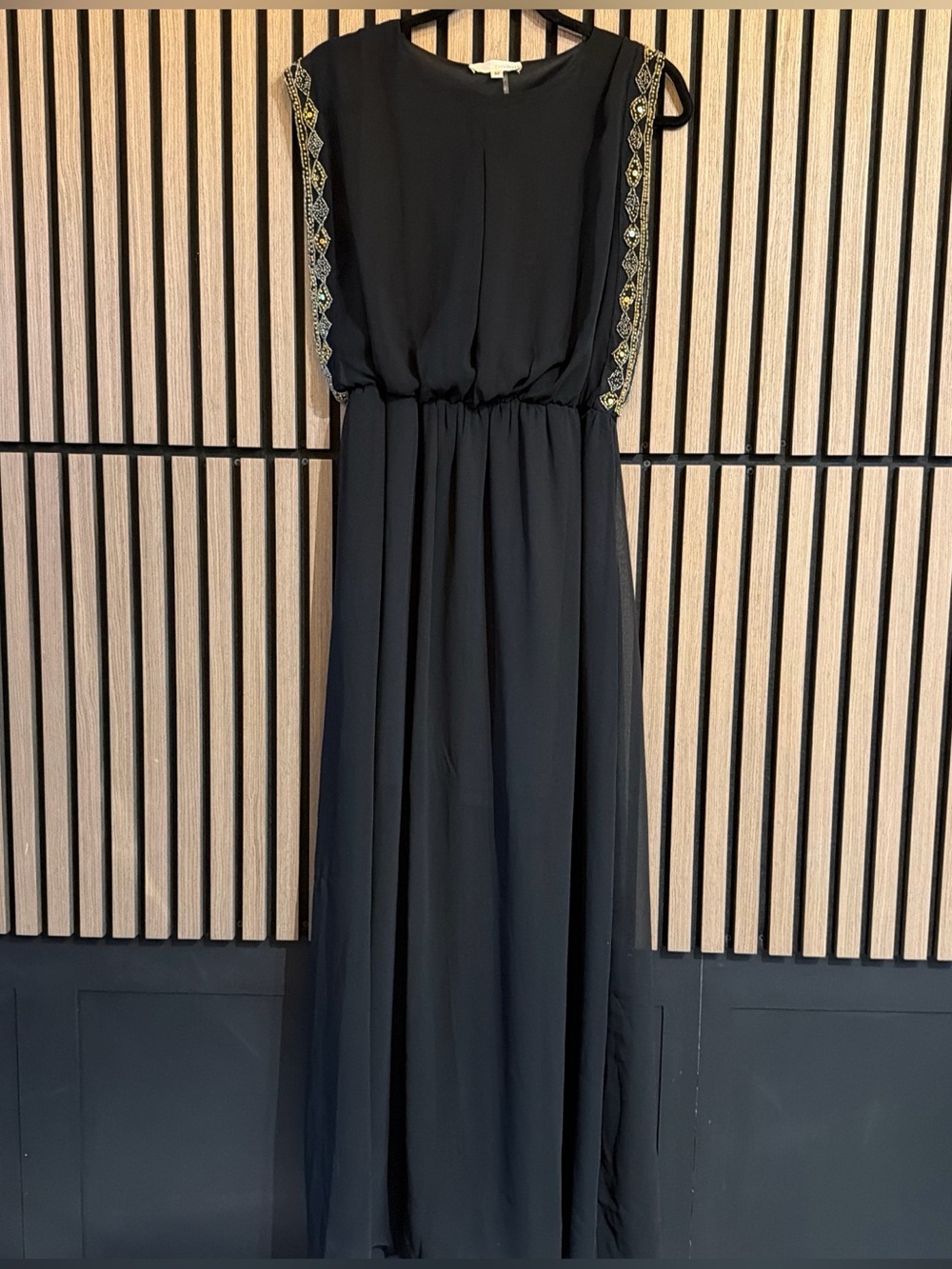 PNina Black Maxi Dress w/mini underneath